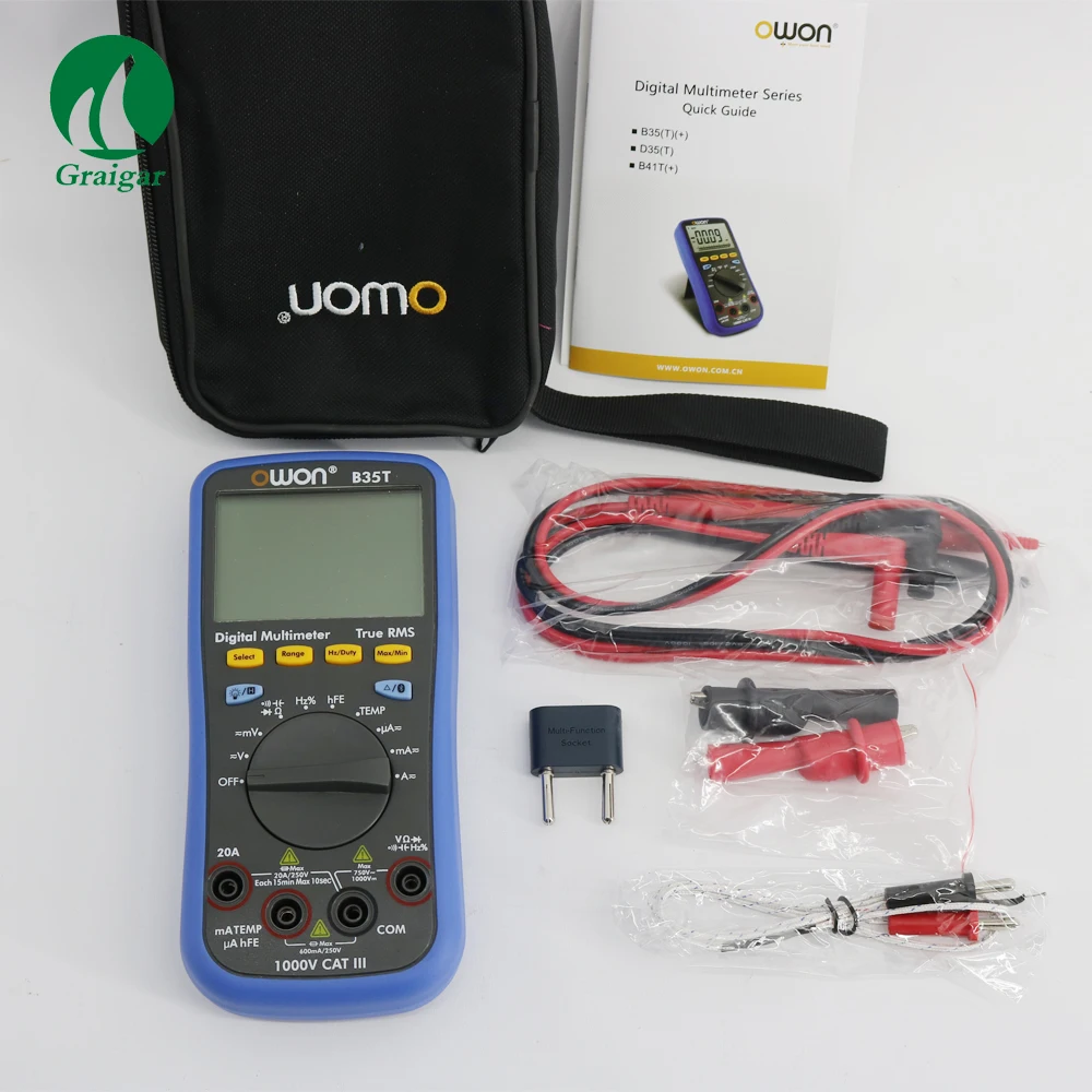Kaiweets KM601 Multimeter Amazon Hot Sale 10000 counts Safety Smart Multifunction multitester Electrician multimeter