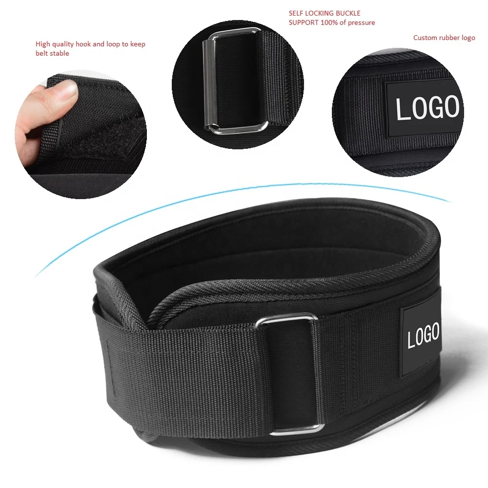 Нейлоновый ремень для тяжелой атлетики, ремень для подъема для мужчин и женщин, ремень для силовой атлетики
