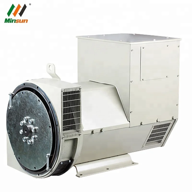 High Power Alternator 1MW Alternators Double Bearings AC Brushless Alternator