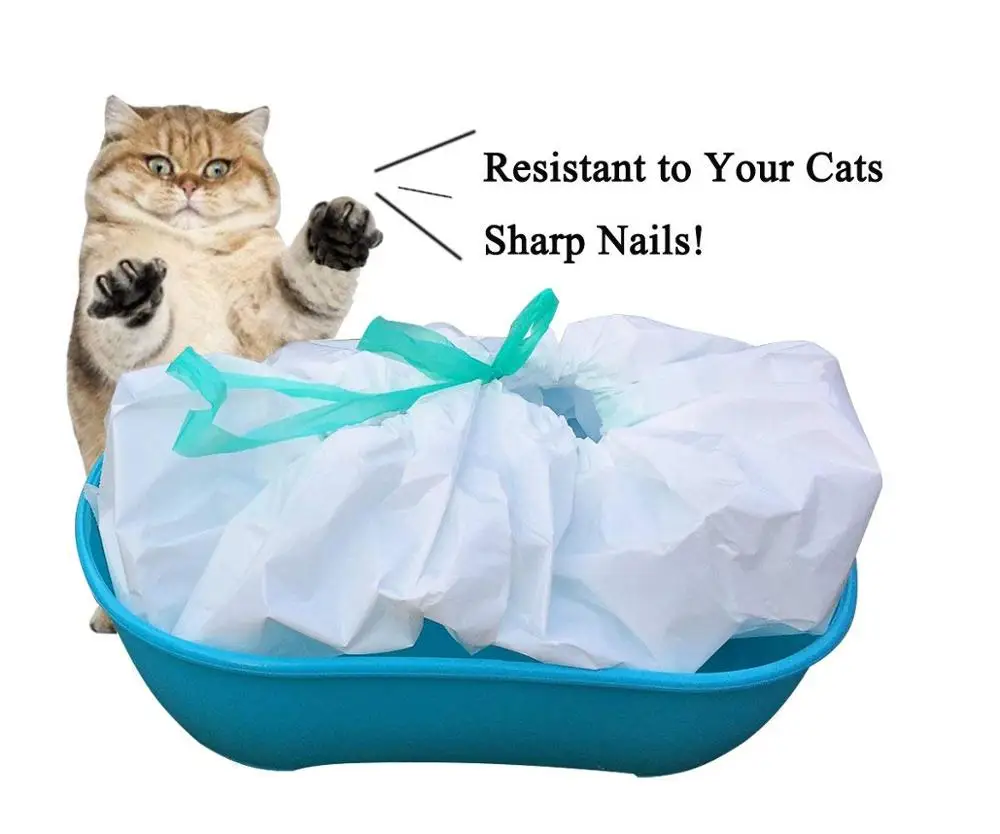 drawstring litter box liners