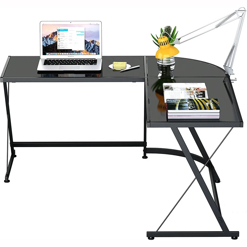 Wholesale Industrial Style L Shaped Computer Desk Home Office Furniture
