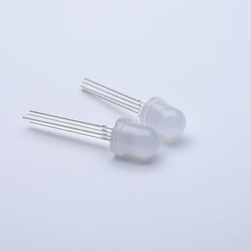 Czinelight Ultra Bright Straw Hat Led Diode Dip 4 Pins Rgb F8 8mm Light Emitting Diode Wholesale Price