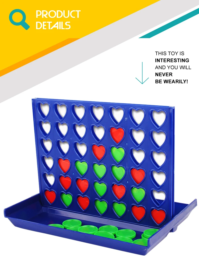 Children Indoor Puzzle Game Chess Rule the Grid 4 Connect 4 Game