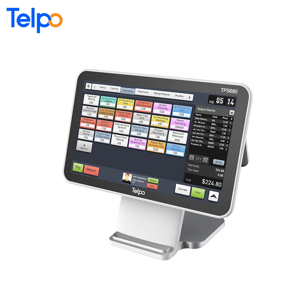 C15 15.6-inch retail countertop shop billing computer all-in-one pos with touch screen