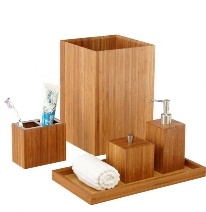 
Прямая поставка с завода, бамбуковый комплект для ванной комнаты, высококачественный комплект для ванной комнаты, Профессиональный индивидуальный набор для автомойки 
