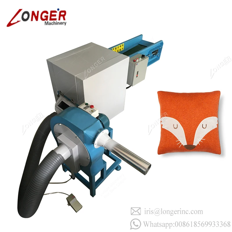 Memory Foam Pillow Making Machine Cushion Ball Fiber Cotton Broken Sponge Filling Machine for Pillow
