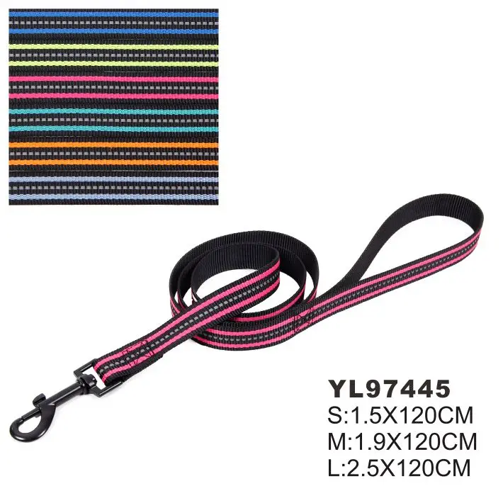 г. Яркая Высокое качество вязать удобные трафика Contral Ручка Прочный регулируемый поводок для собаки