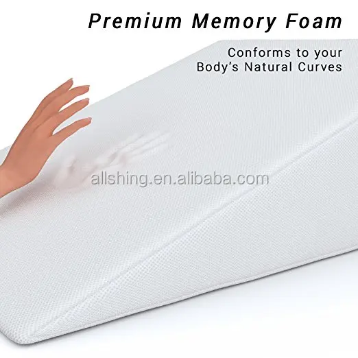 Source Wholesale Bed Wedge Pillow with Memory Foam Top by Cushy Form - Best  for Sleeping on m.