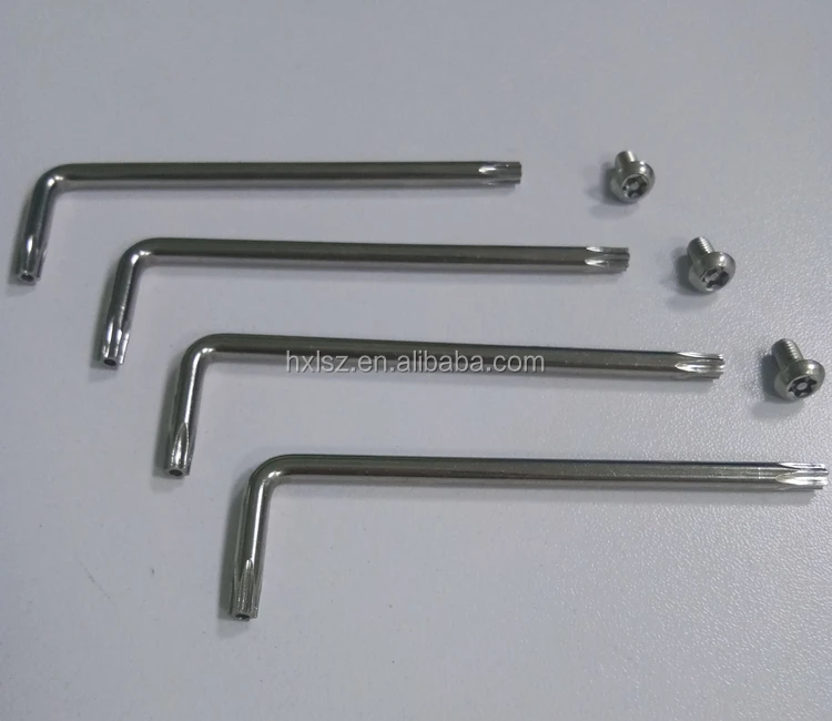 T6 T8 T10 T12 Pin Torx Keys with Hole Tool Set Wrench for Security Screws
