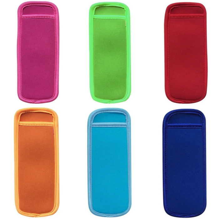 Factoey Price Professional OEM Custom Printed logo Foldable Neoprene Popsicle Sleeve details