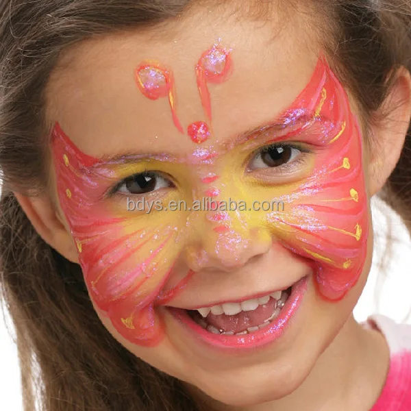High Quality Design Particular Multicolor Chinese Face Painting Nude Woman Body Face Paint