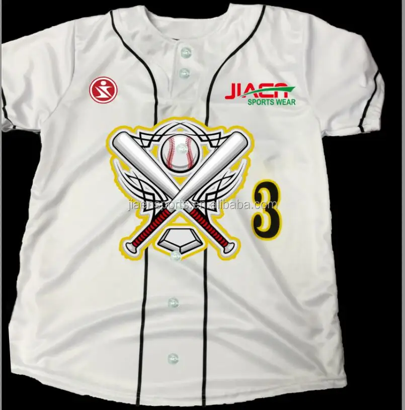 Wholesale Casual Style Baseball Shirts Cool Design Customized