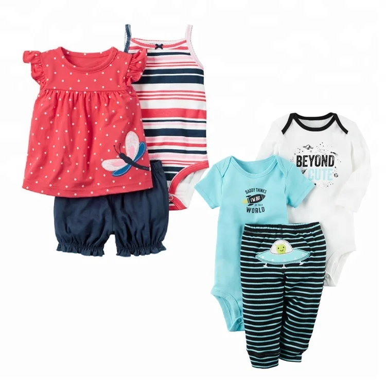 12.4 оптовая торговля, одежда для девочек для мальчиков Одежда для новорожденных комплект из 3 предметов, кузов, брюки