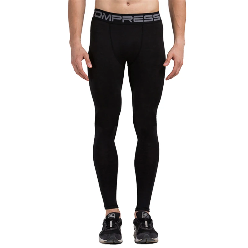 Mens Compression Pants Base Layer Workout Leggings Gym Sports Running Pants 