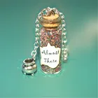 The Princess and the Frog Necklace Gumbo Cooking Pot Charm Almost There Tiana Motivational Jewelry