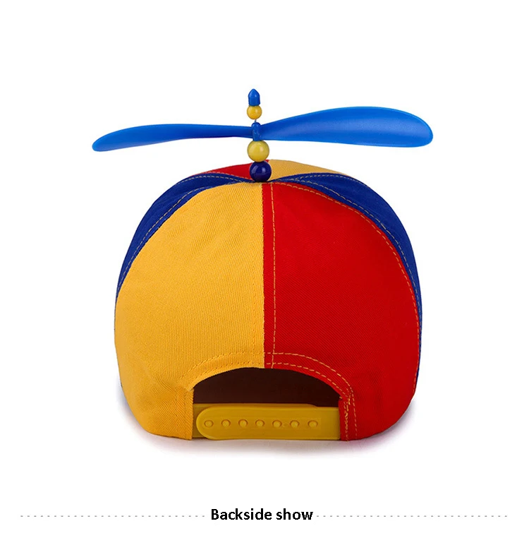 Adult Propeller Hat Baseball Cap Rainbow Top Hat Brightly