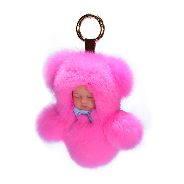 Tej Gifts Fluffy Faux Fur Cute Doll Pom Pom Key Ring  Keychain for Girls  Bag Baby Pink Key Chain Price in India - Buy Tej Gifts Fluffy Faux Fur Cute  Doll