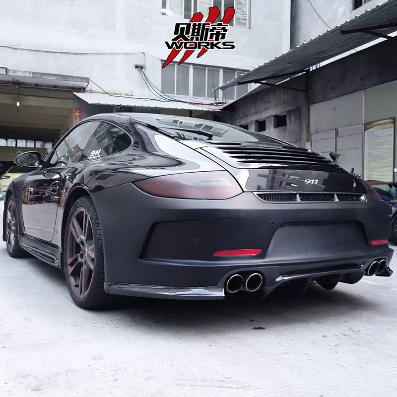 DarwinPRO 991 GT3 Style FRP Body Kit Front Bumper Side Skirts Fender Rear Bumper for Carrera 911 997