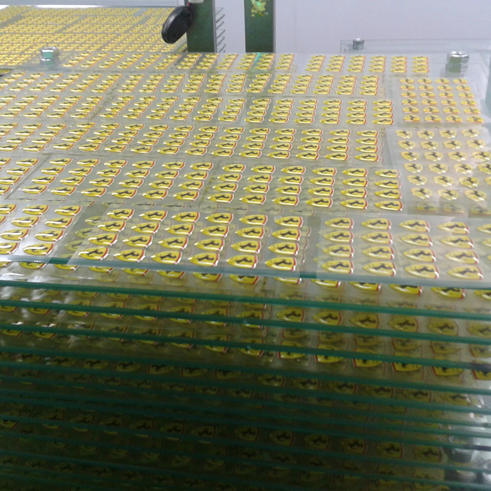 Высококачественные прозрачные полноцветные многообразные купольные эпоксидные наклейки