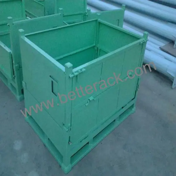 Stackable Steel Galvanized Metal Wire Mesh Pallet Container Buy