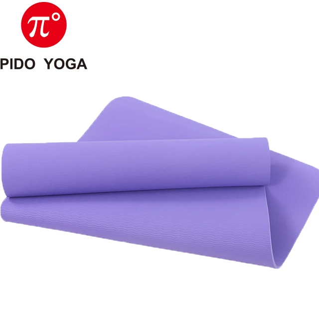Pido Single Color 6mm Good Quality Tpe Yoga Mat Buy Single Colo Yoga