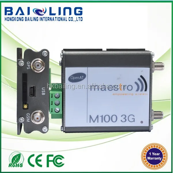 Wholesale RS485 3G M2m Modem Maestro 100 Industrial Smartpack Software Mini Usb 3g Sms Gsm Modem with Open AT,GPS