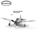 Mitsubishi A6M Zero military plane model 3D puzzle DIY metalic jigsaw free shipping best birthday gift
