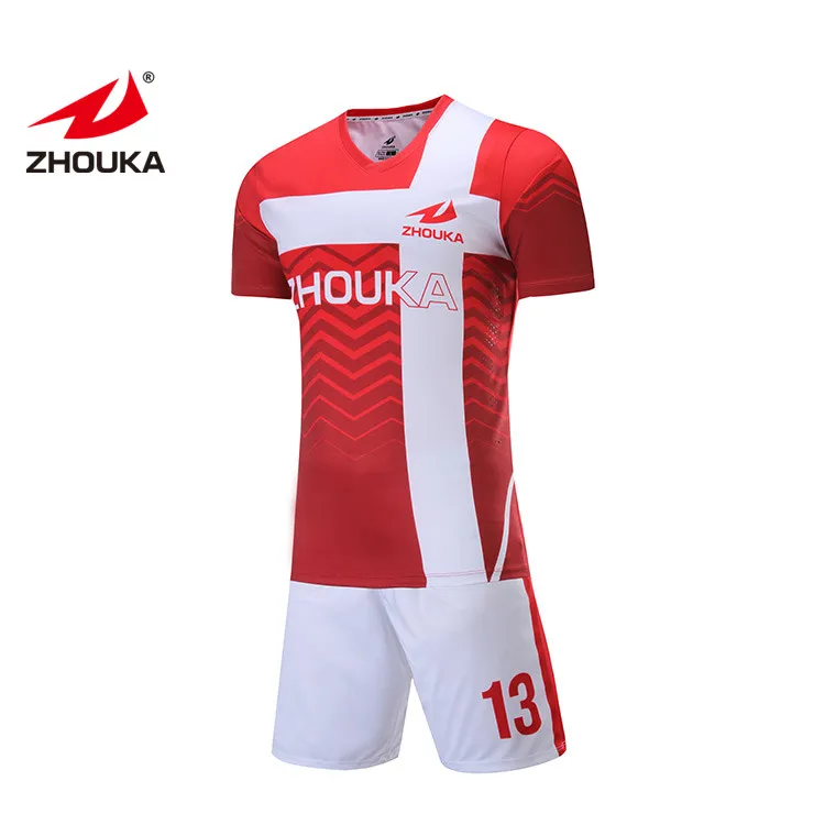 Authentic Football Soccer Wear Team Uniform Design Soccer Jersey ...