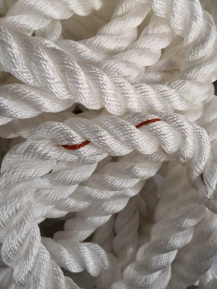 Hawser marine rope custom length 3 strand twisted sailing rope
