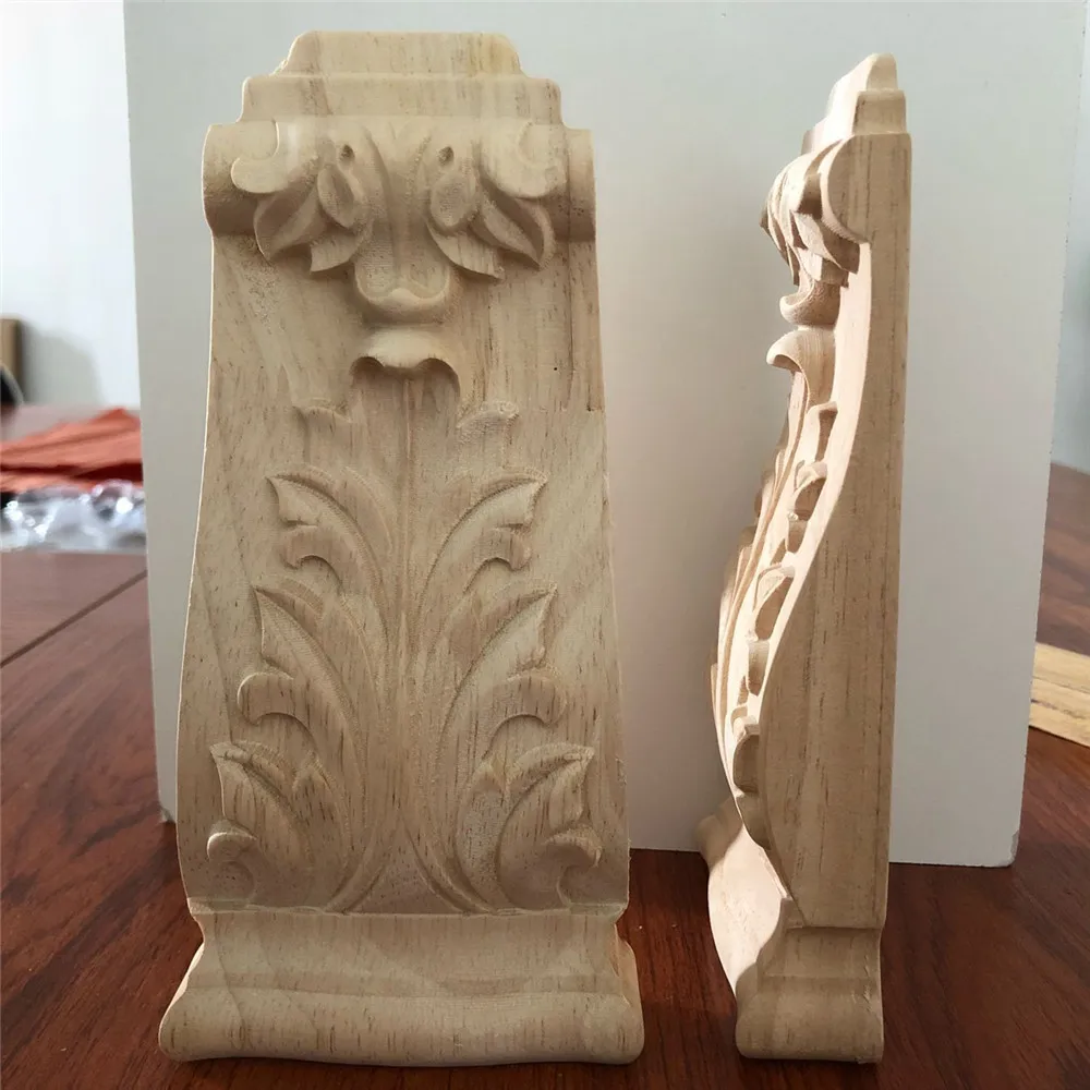 Unfinished Wood Medium Pilaster Corbel
