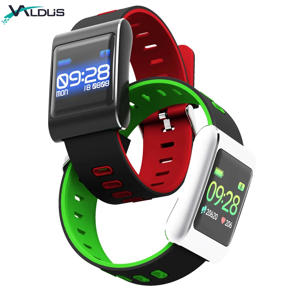
 Спортивные Смарт-часы-браслет IP68 Водонепроницаемый 1,0 дюймовый экран монитор артериального давления контроль музыки трекер активности K88  