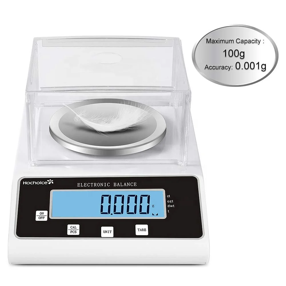 0,1g 0,01g cocina laboratorio analítico precisión electrónica de la  escala portátil Mesa sensible balanza digital con RS232