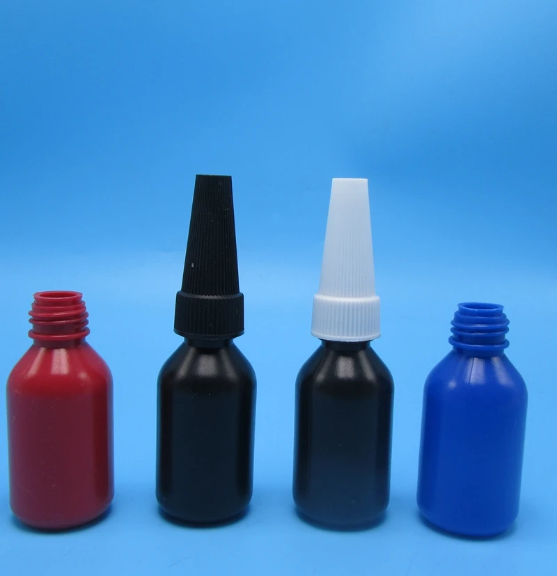 Black Empty 10ml 50ml 250ml Glue Container for Uv Adhesive