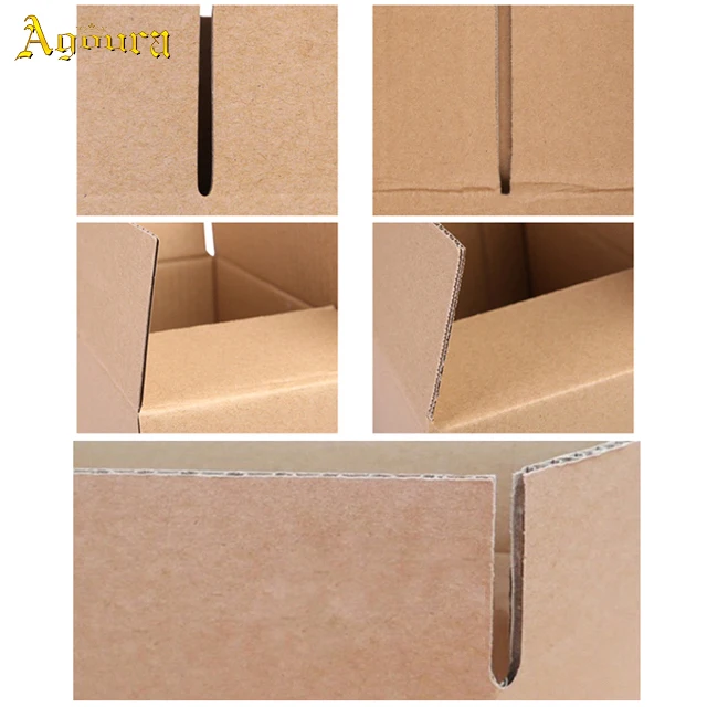 Customized Dimensions Acceptable Rectangular Carton Packaging Box Foldable Kraft Paper Box