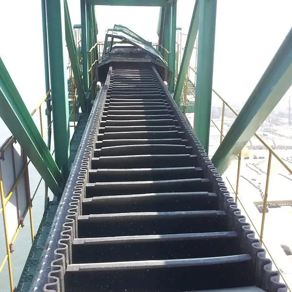 90 градусов боковины конвейер ленточный Элеватор для