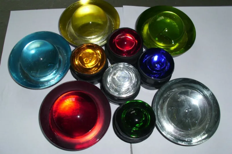360 Degree Tempered Glass Road Reflectors Small Cat Eyes