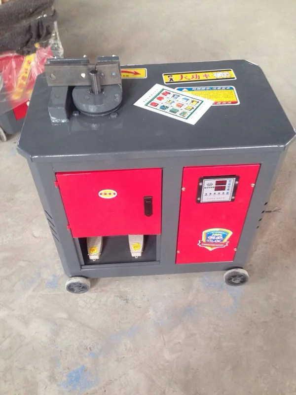 GF20 Cnc Automatic Rebar Stirrup Bender Machine With  Foot  Switch  Round bar Bending Machine