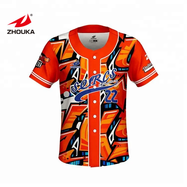 Full Sublimation Baseball Jersey Blue Camouflage Custom Plain Blank  Baseball Shirt - China Baseball Shirt and Baseball Jersey price