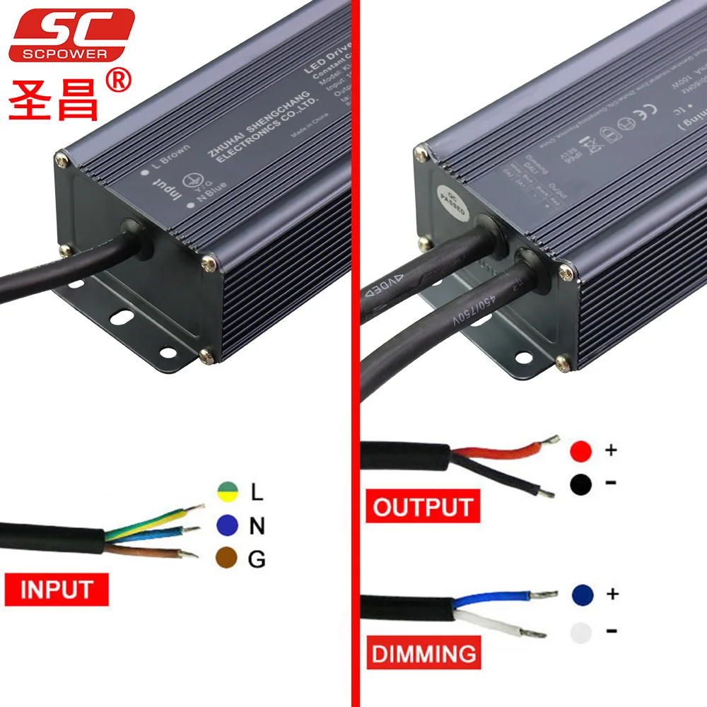 100w Dimmable Led Driver Transformer DALI Digital Dimmable Lighting Led  Dimmable Driver