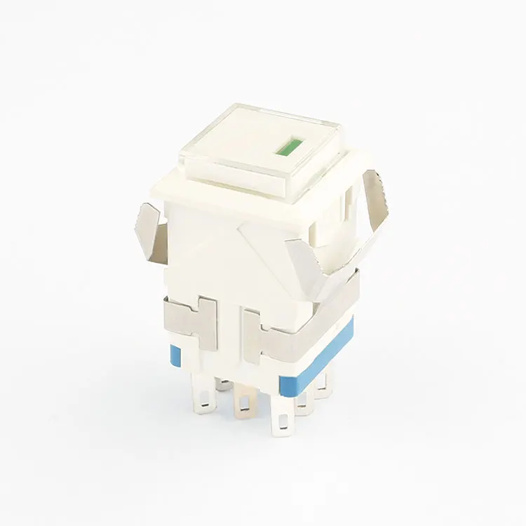 Point Dual Led Color High Temperature Limit Illumination Push Button Switch Momentary