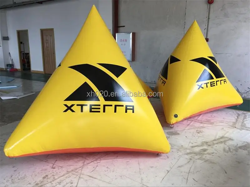 Regatta Markers Triangle Floater Pyramid Inflatable Sailing Racing Buoy