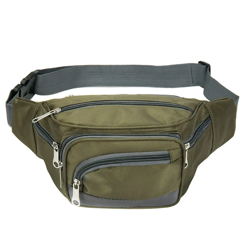 Tas Pinggang Gym Olahraga Luar Ruangan, Tas Pinggang Belanja Pasar  Supermarket Toko Bahan Poliester, Tas Belanja Fanny