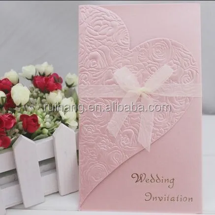 Royal Pink Handmade Wedding Invitation Cards T200 Buy Customize Wedding Invitation 2017 Wedding Card Invitation Card Design Product On Alibaba Com