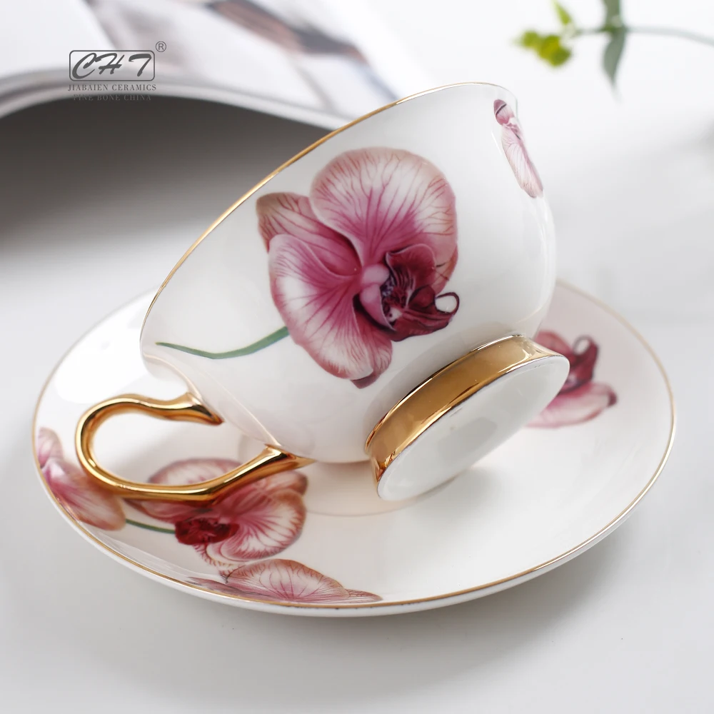 Оптовая продажа, Турецкий Арабский десерт, Эфиопский эспрессо, пузырьки, кофе, чай, керамические сублимационные чашки и блюдца, Набор кружек