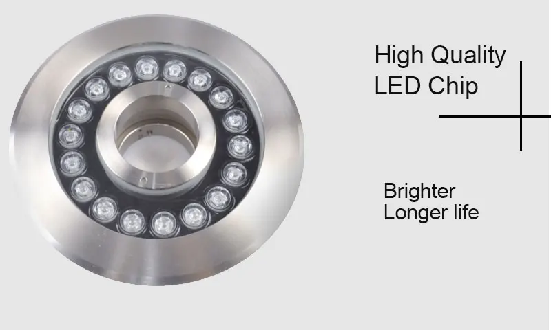 Танцующий водный 3 в 1/4 1 IP68 18 Вт фонтан кольцо DMX / RF пульт дистанционного управления RGB/RGBW LED сопло фонтана