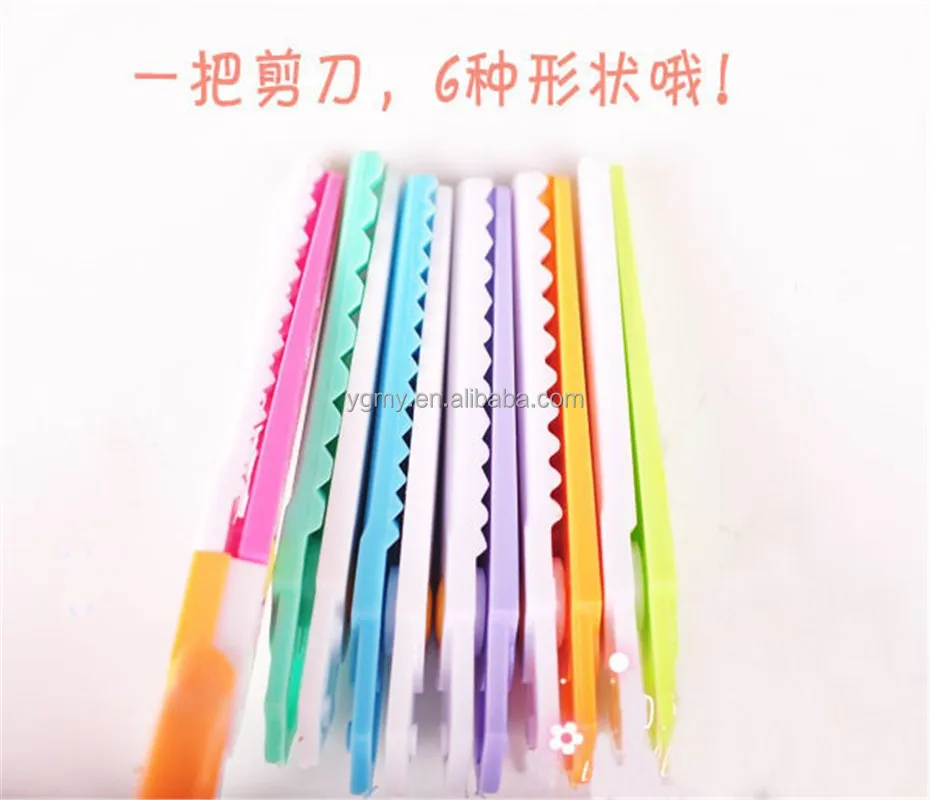 Office Scissors Portable Safe Art Cactus Scissors Desk Office Stationery  Cute Scissors Material Escolar Zakka Kawaii