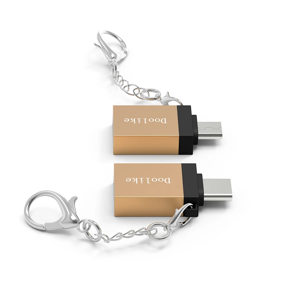 Doolike Phone Accessory Android Type c Otg Usb Cable Micro Usb Otg Adapter Cable for Android