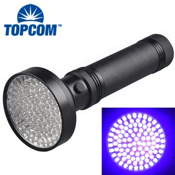 Ultraviolet Detector 395nm Blacklight Purple Light 100 LED UV Flashlight 100 LED UV Torch