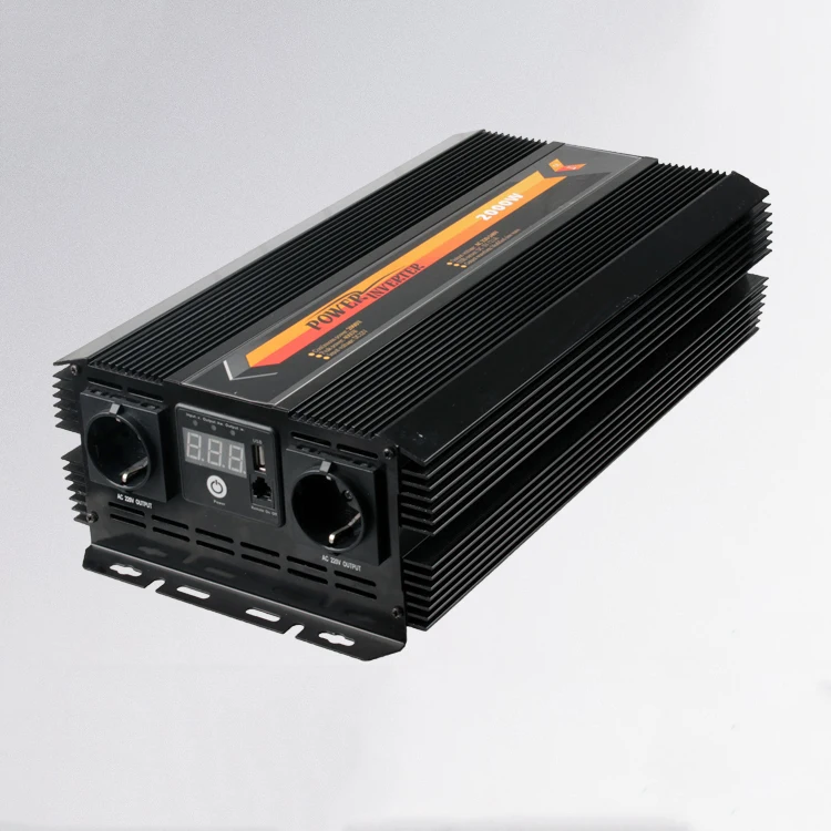 2000W 2500W 3000W Off Grid 12V 220V DC to AC Solar Power Inverter