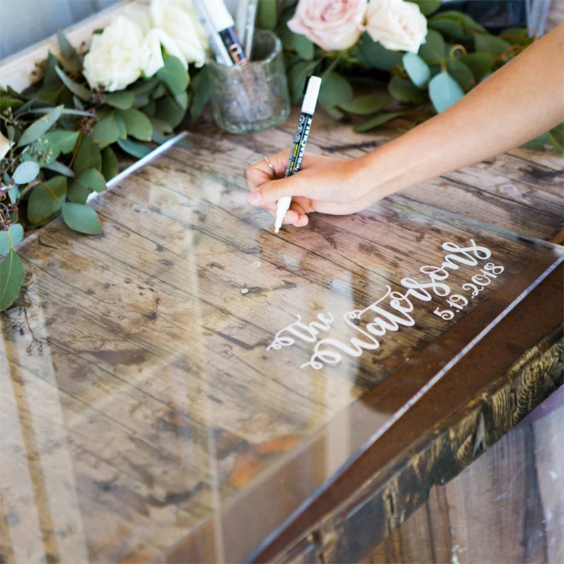 Гостевая книга, знак в прозрачном акриловом свадебном стиле, современное акриловое свадебное украшение